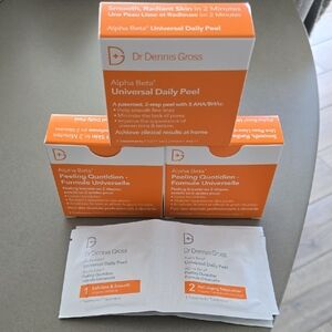 Brand New In Box Dr Dennis Gross Alpha Beta Universal Daily Peel 3x Set